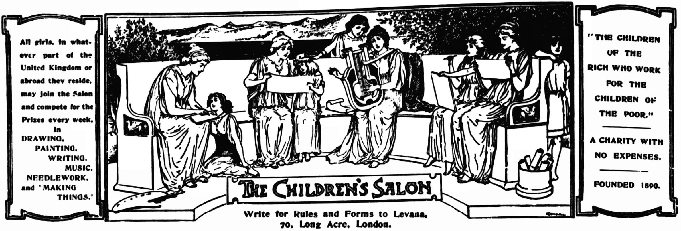 Historical page about the Children’s Salon