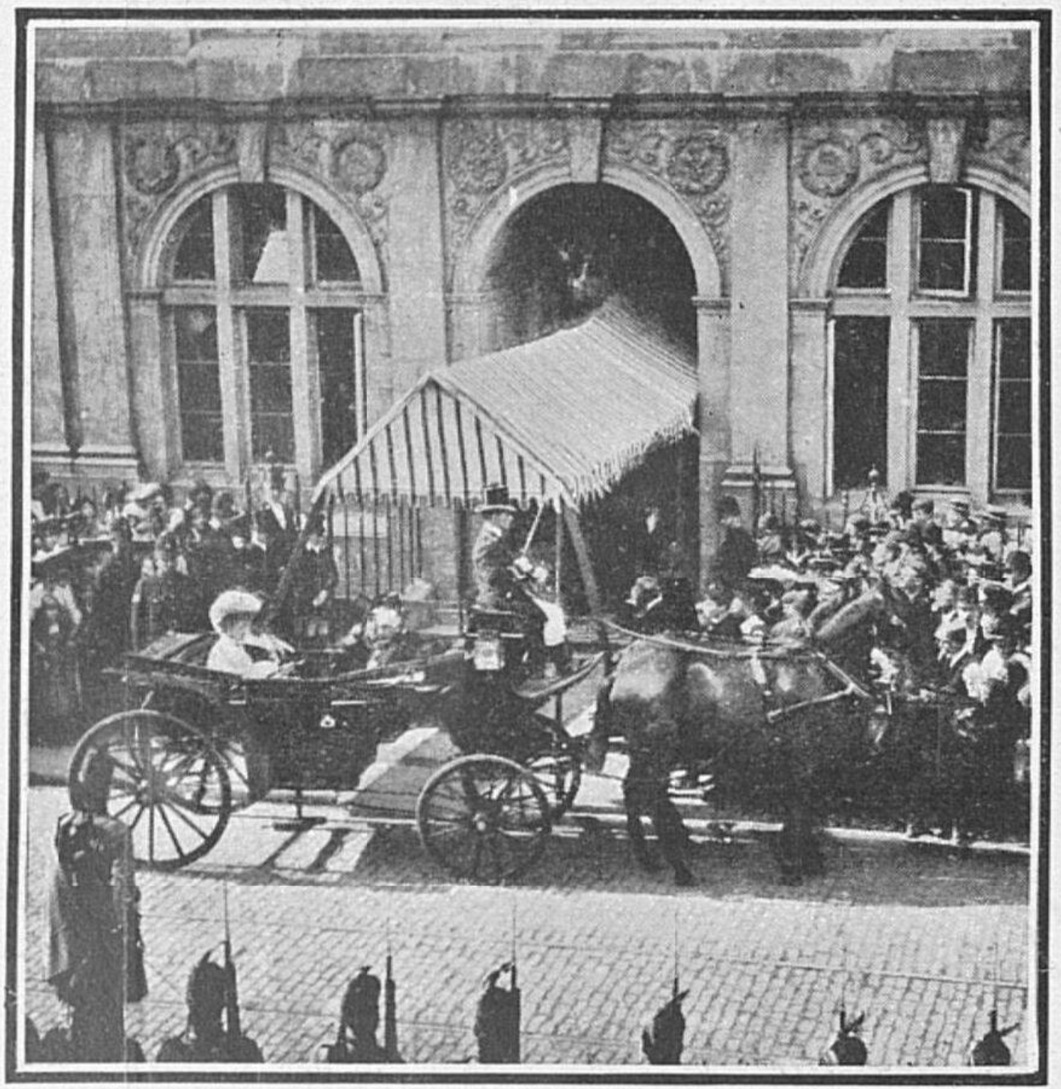The opening ceremony for the new hospital building in July 1904